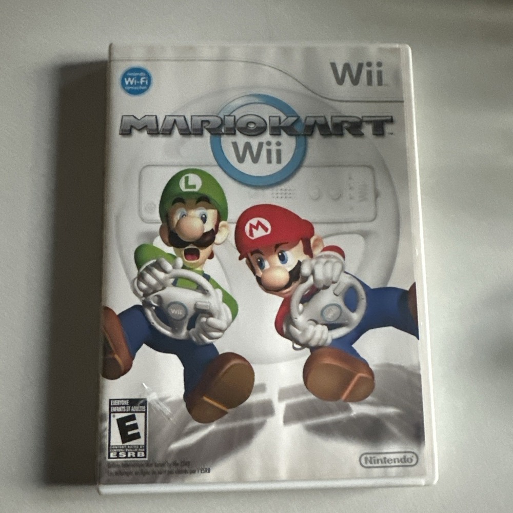 Nintendo Wii Game Mario Kart Wii Complete With Manual Racing Classic